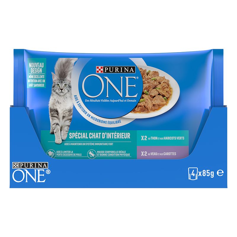 PURINA ONE Indoor Cat 8 x 85g