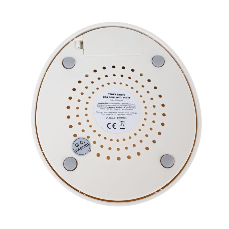 TIAKI Smart Bowl with Scales approx. 22 x 24.5 x 8 cm (L x W x H)