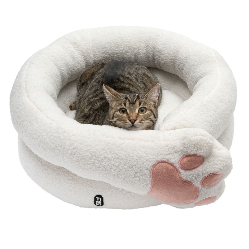 TIAKI Paw Snuggle Bed 62 x 50 x 20cm (L x W x H)