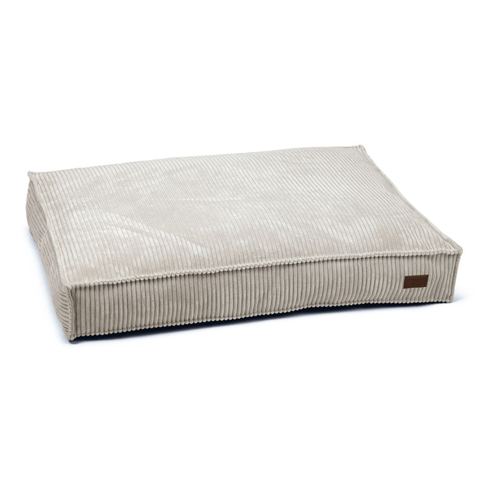 Designed by Lotte Ribbed Lounger Cushion - Light Grey approx. 70 x 55 x 15cm (L x W x H)