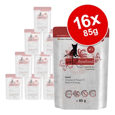 catz finefood Senior 16 x 85g Chicken
