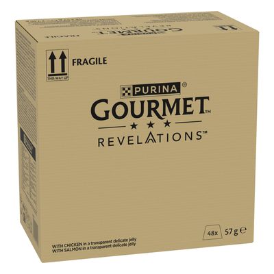 Gourmet Revelations Fine Cuts Megapack 48 x 57g Chicken & Salmon