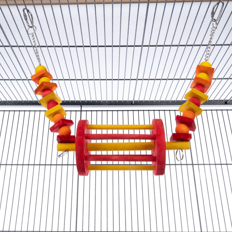 TIAKI Ferris Wheel Bird Swing Size S: 20 x 15 x 6.3cm (L x W x H)