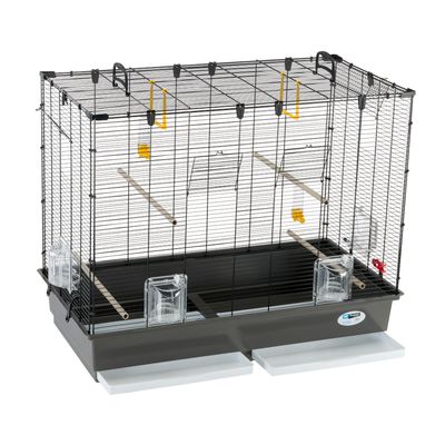 Ferplast Piano 6 Bird Cage Brown / Black: 87 x 46.5 x 70cm (L x W x H)