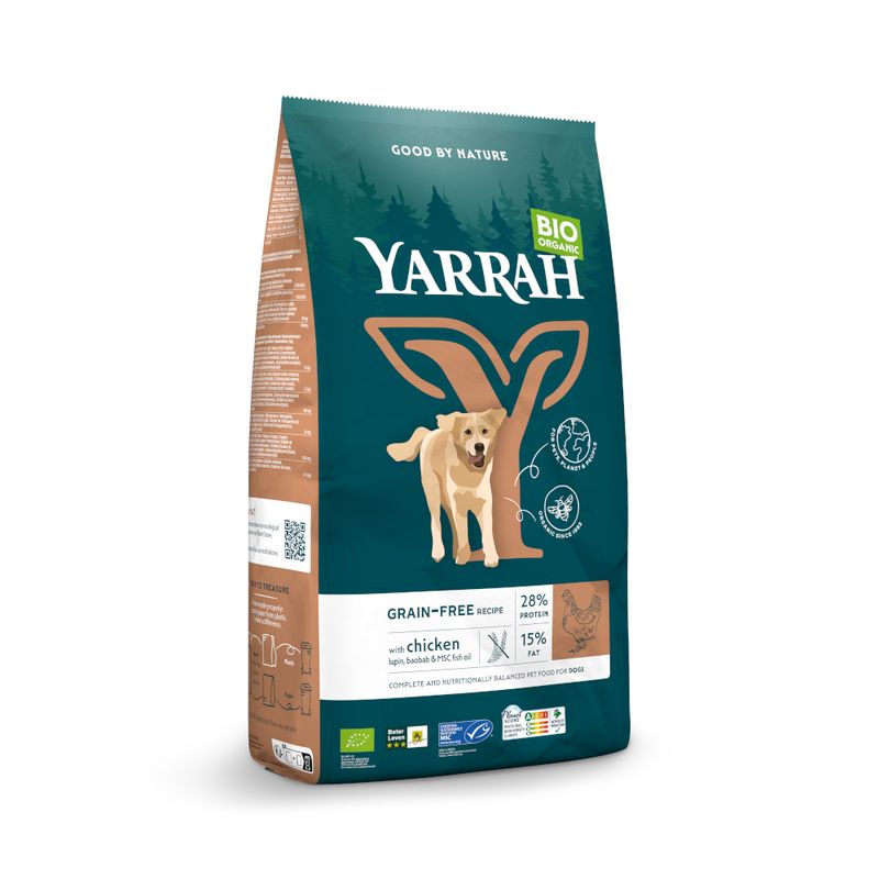 Yarrah Organic Grain-Free with Organic Chicken 2kg