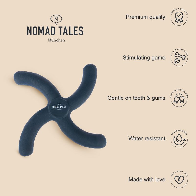 Nomad Tales Bloom Ultra-strong Fetch Toy L x W x H) 24 x 24 x H 3 cm