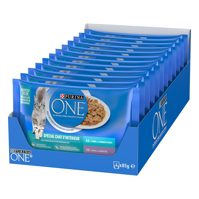 PURINA ONE Indoor Cat 8 x 85g