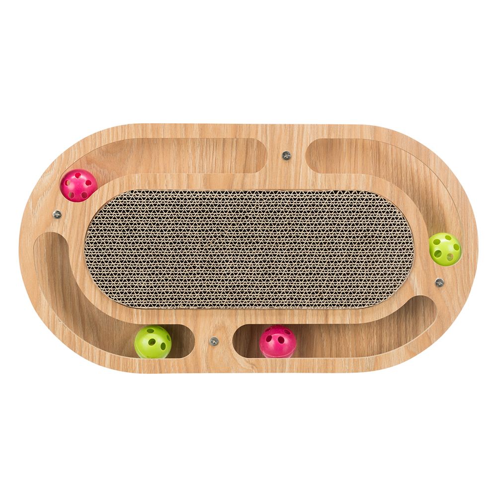 Trixie scratching pad with wooden frame, oval 1 piece