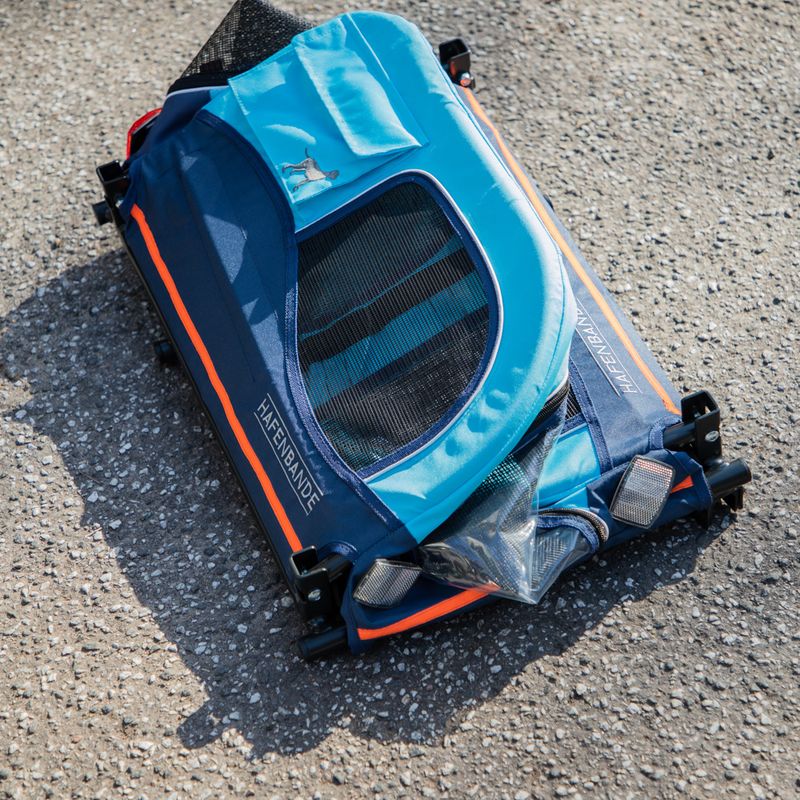 HAFENBANDE Cabby S bicycle trailer incl. two couplings / gears L 116 x W x H 61 cm / up to 20 kg