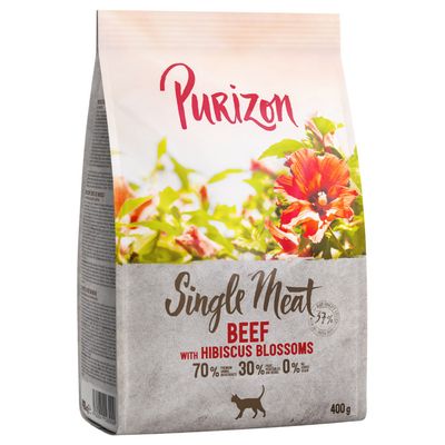 Purizon Single Meat Beef with Hibiscus Blossoms 400g