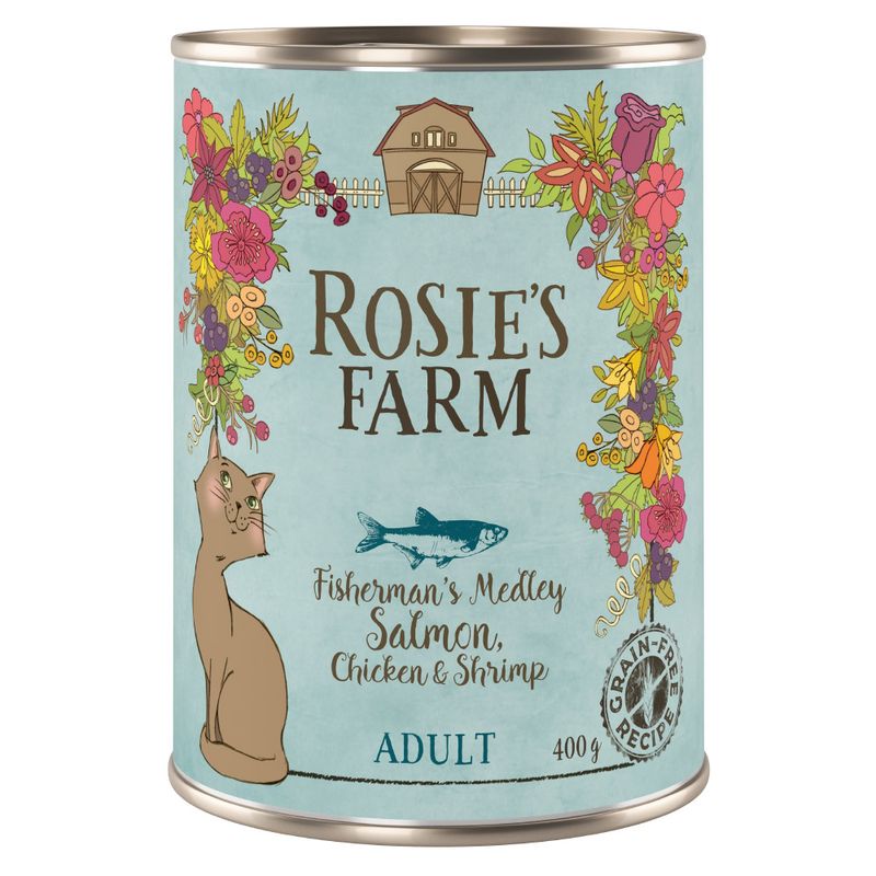 Rosie's Farm Adult Saver Pack Cans 24 x 400g Adult Mixed Pack (3 varieties)