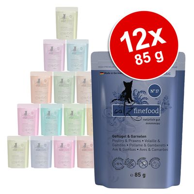 catz finefood Pouch Mixed Saver Pack 12 x 85g Mixed Saver Pack