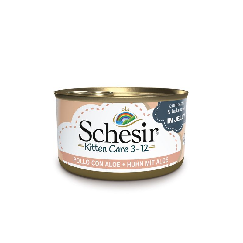 Schesir Kitten in Jelly Chicken with aloe 6 x 85 g