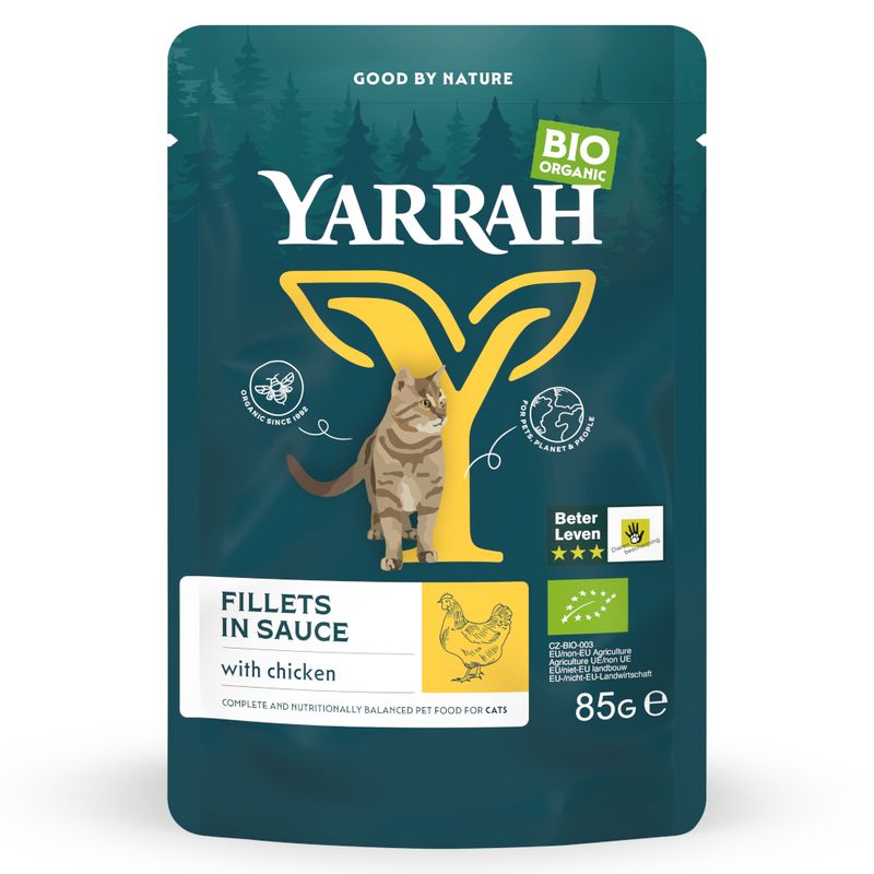 Yarrah Organic Fillets in Sauce 14 x 85g Organic Beef