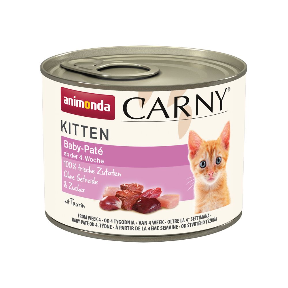 animonda Carny Kitten 12 x 200g Beef & Turkey