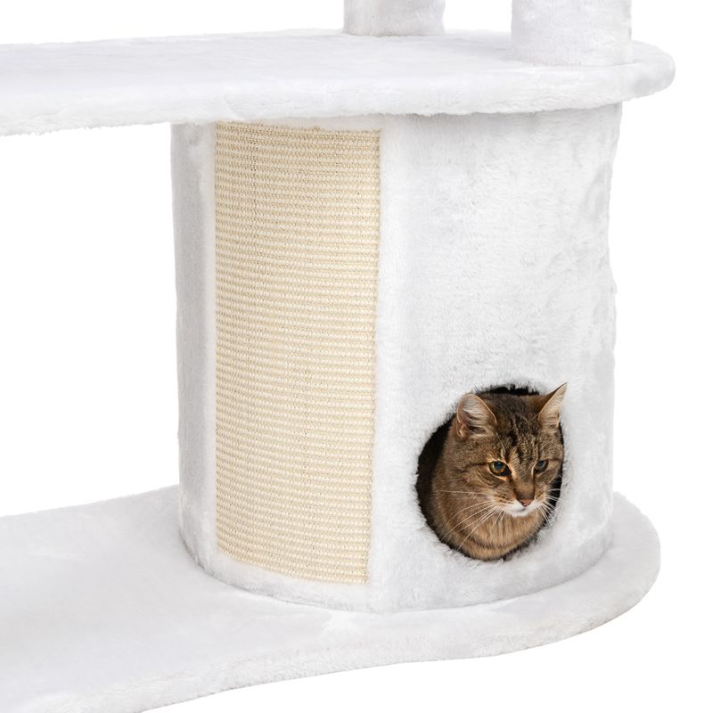 White Tiger XXL Cat Tree White (2 packages)