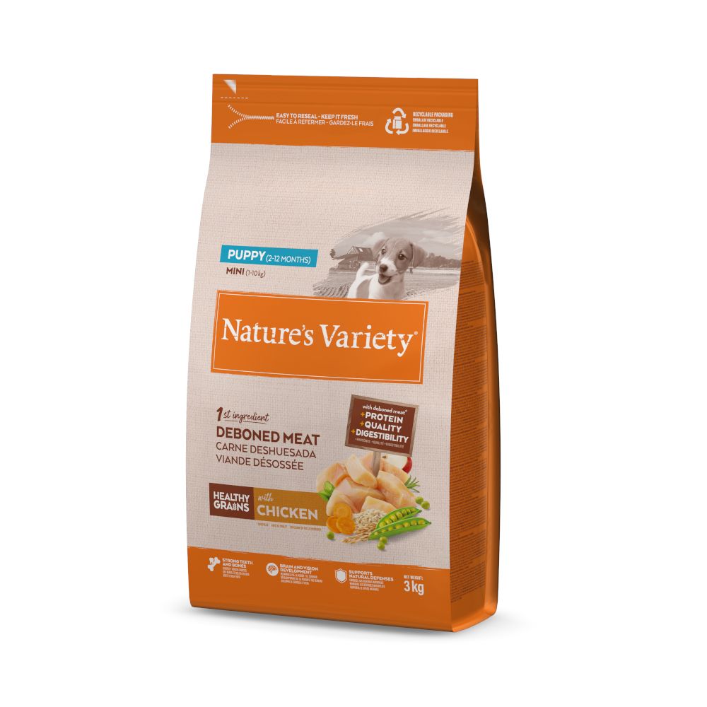 Nature's Variety Healthy Grains Mini Puppy Chicken 3kg