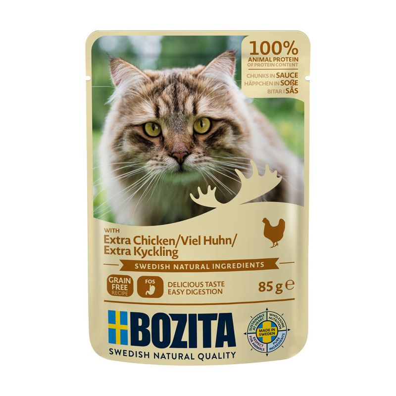 Bozita Chunks in Sauce Pouches Saver Packs 24 x 85g Turkey