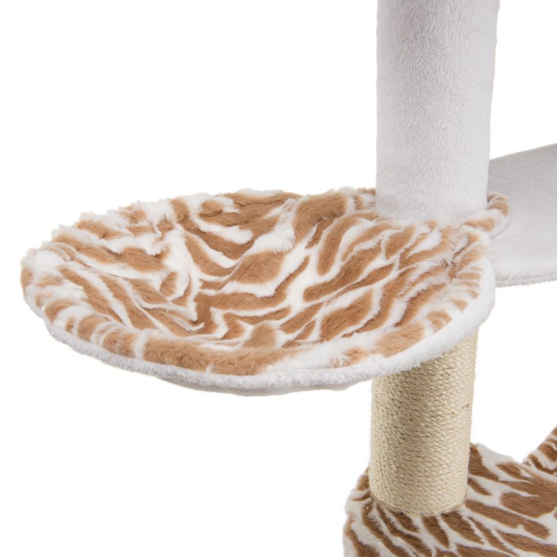 White Tiger XXL Cat Tree White (2 packages)