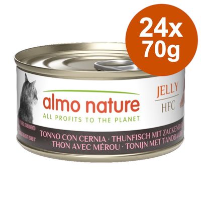 Almo Nature HFC Jelly Saver Pack 24 x 70g Tuna with Dolphinfish