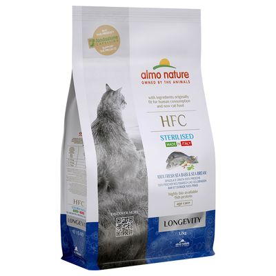 Almo Nature HFC Longevity Sterilised Sea Bass & Sea Bream 1.2kg