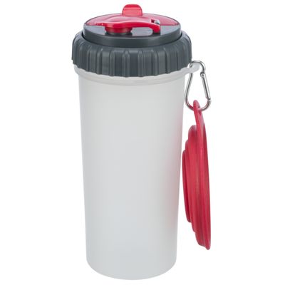 Trixie Food and Water Container 2 x 350ml, 11cm diameter x 23cm (H)