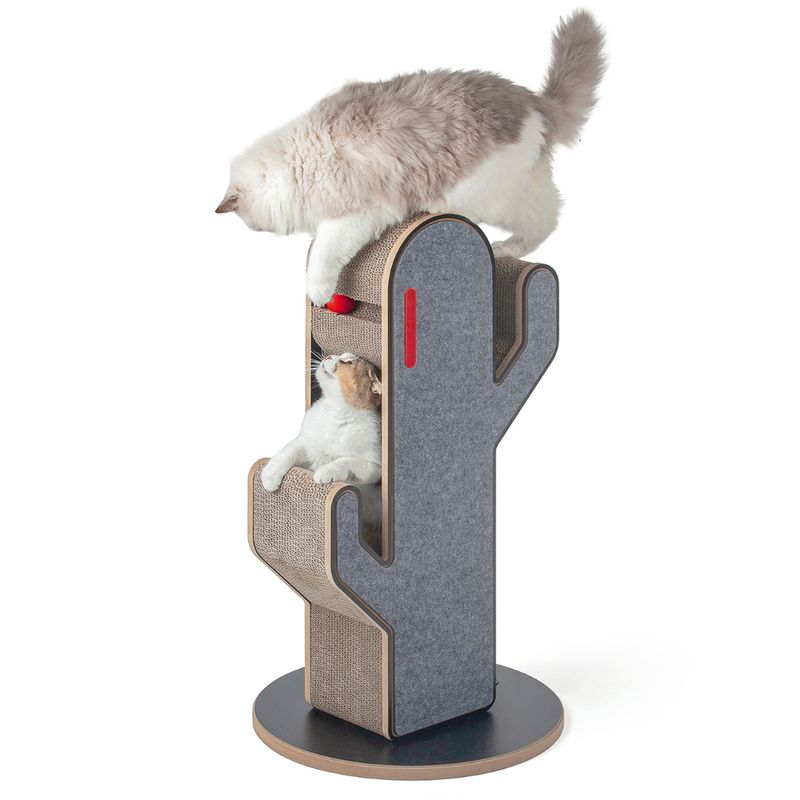 Canadian Cat Company Design Scratching Furniture Cactus Size L: 45 x 45 x 80cm (L x W x H)