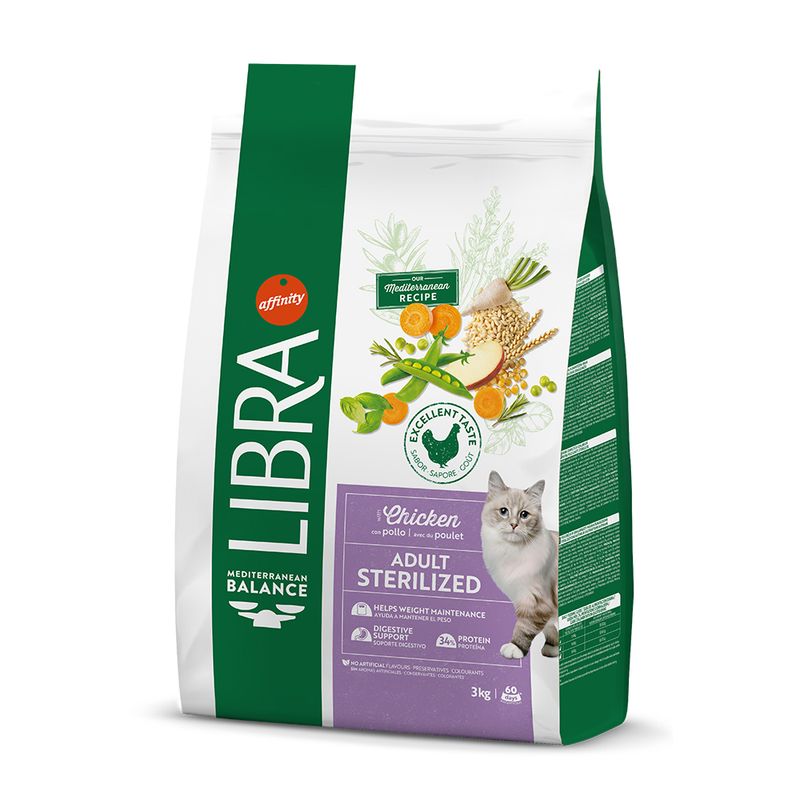 Libra Cat Adult Sterilised Chicken 3kg