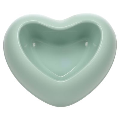 Flamingo Feeding and Drinking Bowl Pandor Heart - Green 250ml