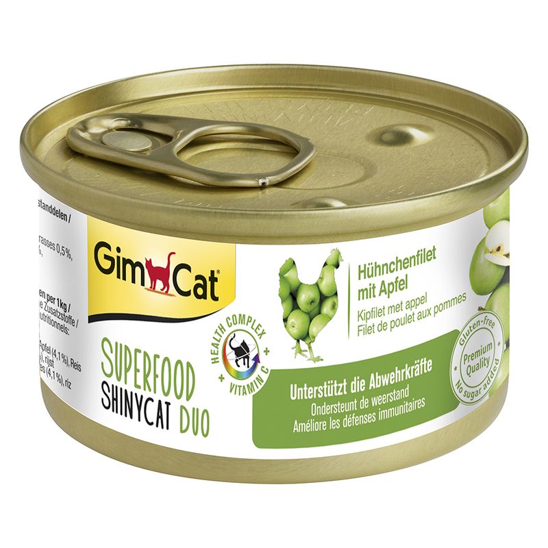GimCat Superfood ShinyCat Duo Trial Pack 6 x 70g Trial Pack (4 Varieties)