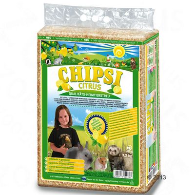 Chipsi Citrus Pet Bedding 3.2kg (approx. 60l)