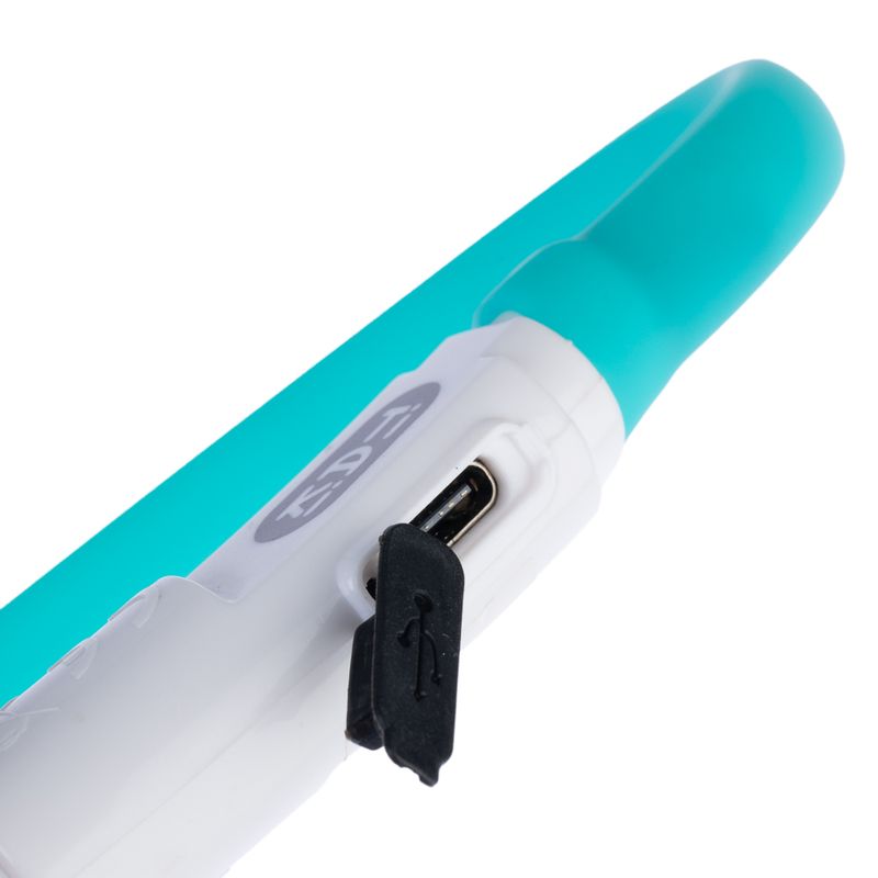 TIAKI Small USB LED Lantern Silicone Collar Turquoise