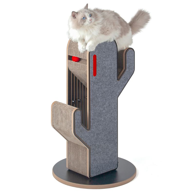 Canadian Cat Company Design Scratching Furniture Cactus Size L: 45 x 45 x 80cm (L x W x H)