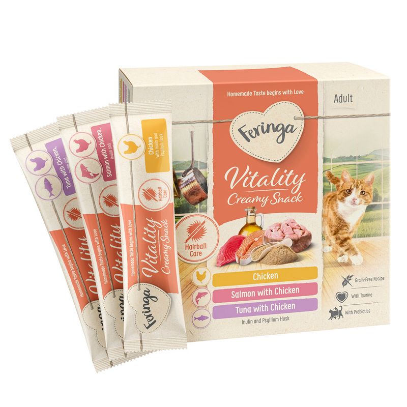 Feringa Vitality Creamy Snacks Chicken (12 x 10g)