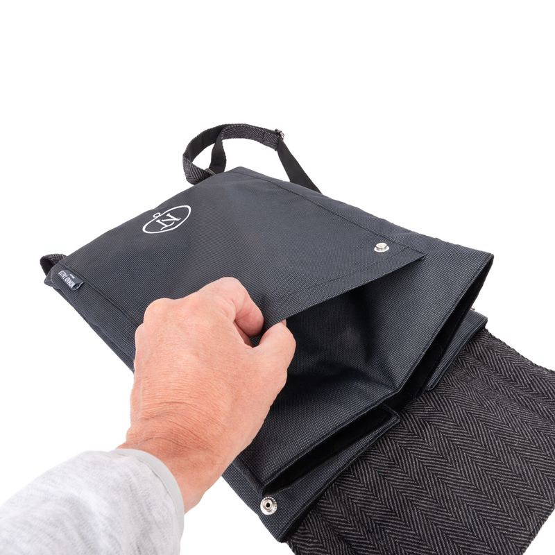 Nomad Tales Ebony Travel Dog Mat 80 x 60 cm (L x W)