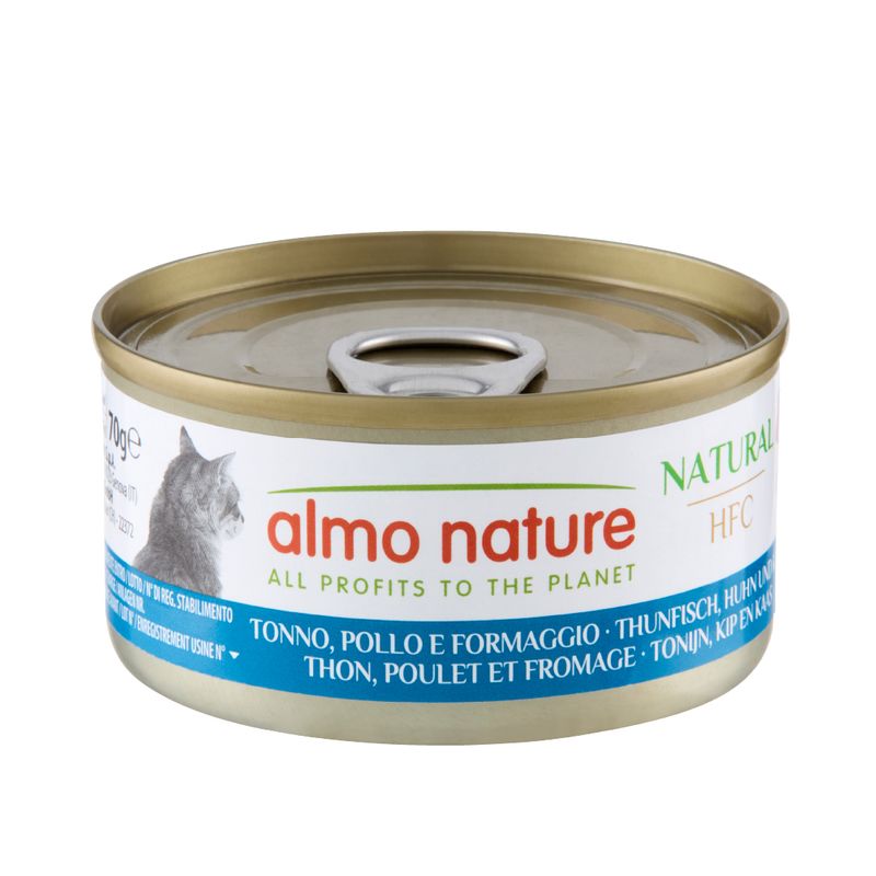 Almo Nature HFC Natural Cans Saver Pack 24 x 70g Atlantic Tuna