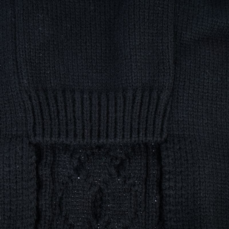 Nomad Tales Blush Dog Jumper - Ebony approx. 35cm Back Length