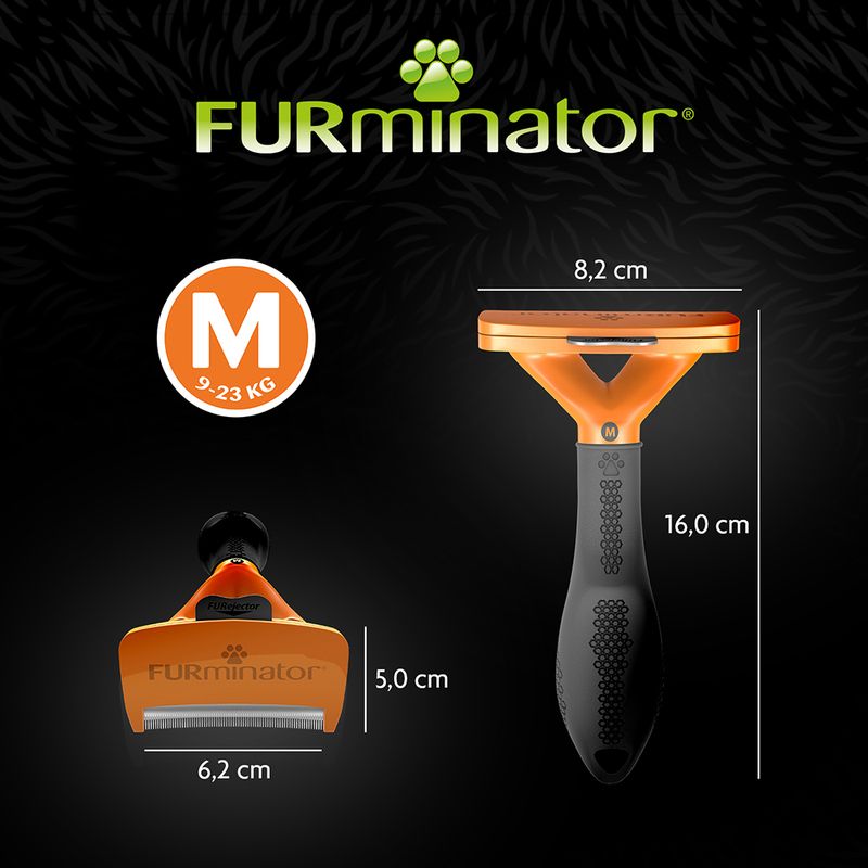 FURminator deShedding Tool M Short Hair Width 6.1cm