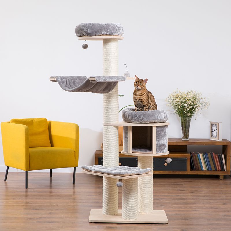 Natural Paradise Scratching Tree - Magnolia XL Cream