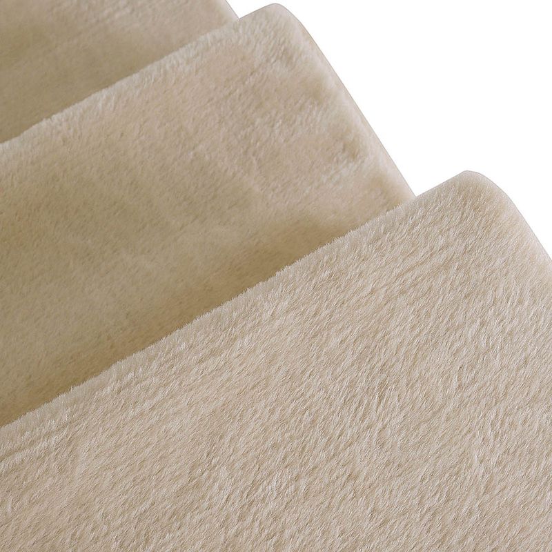 Lionto Pet Staircase with Plush Cover Beige: 46 x 36 x 34cm (L x W x H)