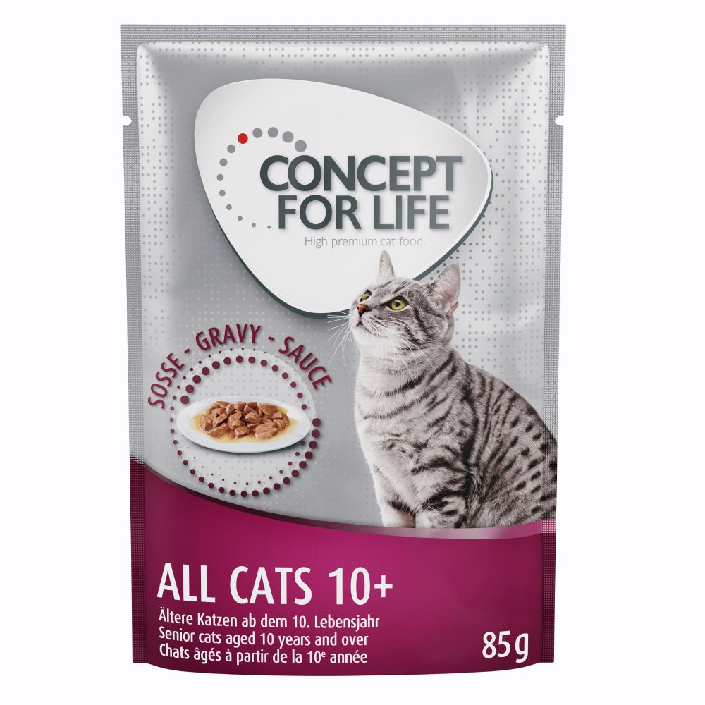 Concept for Life All Cats 10+ – in Gravy 12 x 85g