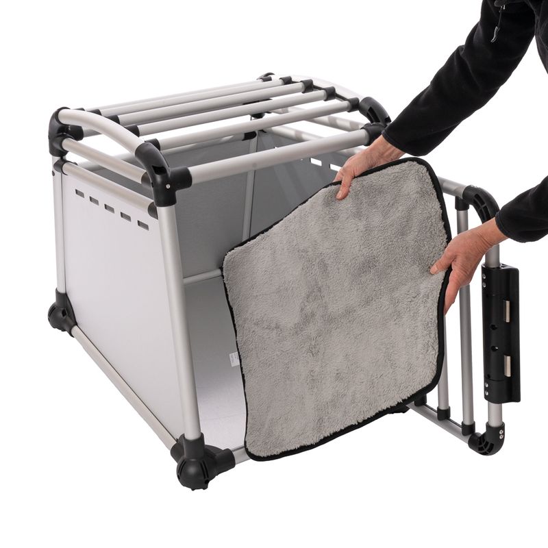 Nomad Tales Spirit Aluminium Dog Crate Size S: 53 x 68 x 61cm (W x D x H)