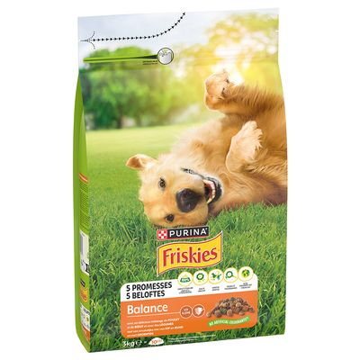 Purina Friskies Adult Dog Balance with Chicken, Beef & Vegetables 3kg