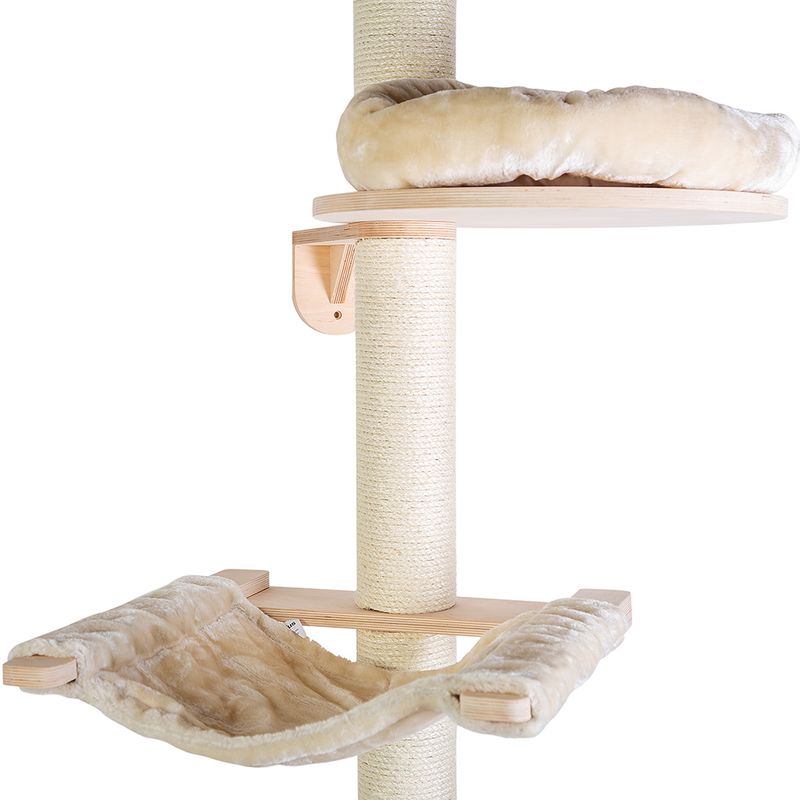 Natural Paradise Wall Scratching Tree - Magnolia Cream