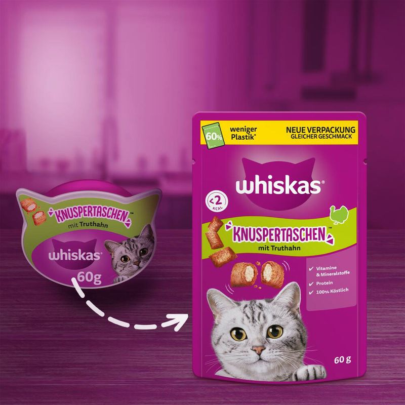 Whiskas Crunchy Pockets Turkey (60g)