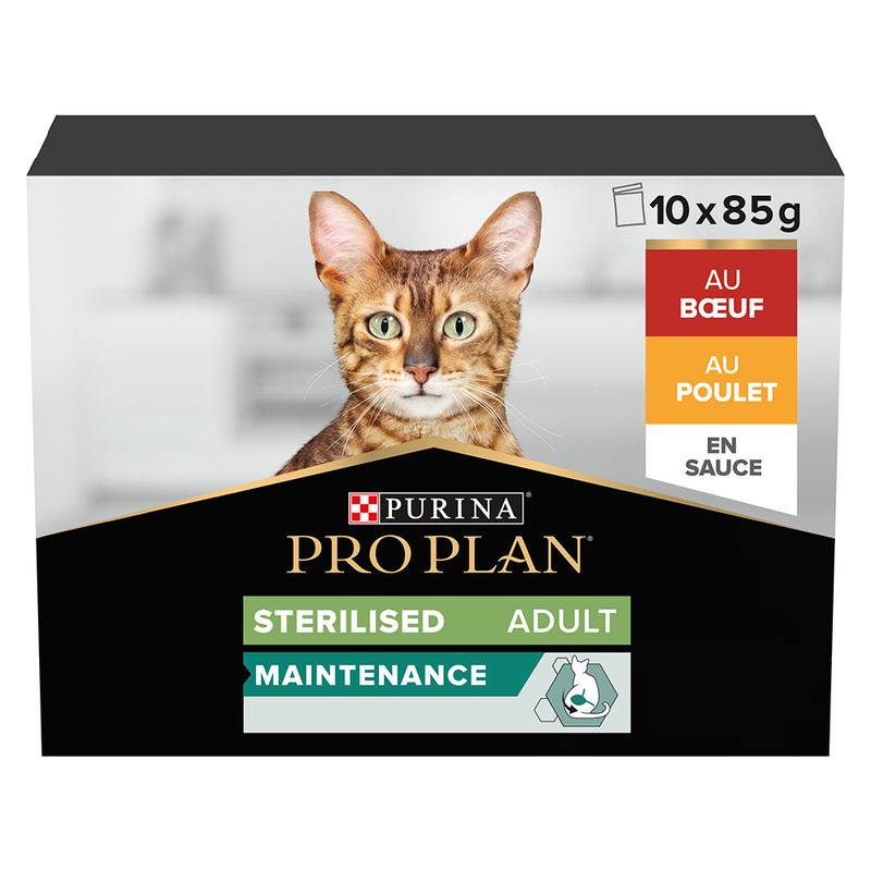 PURINA PRO PLAN Sterilised Adult Maintenance 10 x 85g Turkey