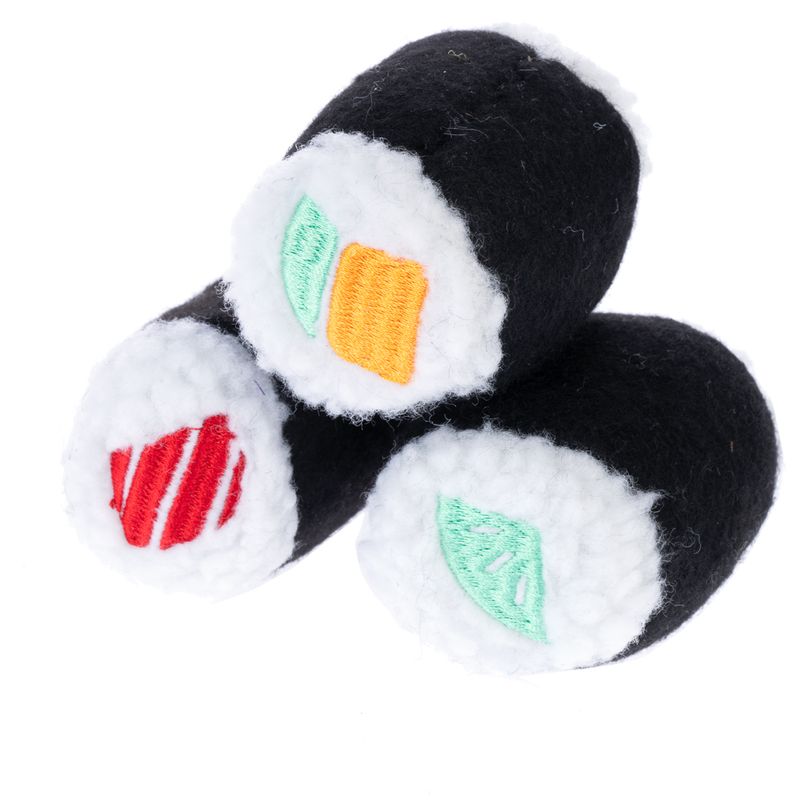 TIAKI Sushi Rolls Cat Toy Set Set of 3 Cushions