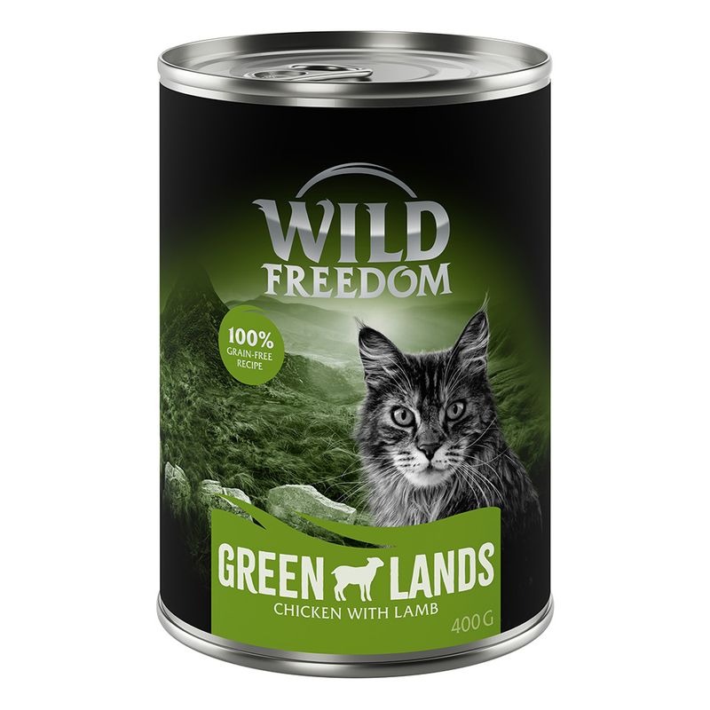 Wild Freedom Adult Mixed Trial Pack 6 x 200g Mixed Pack I (Chicken, Pollock, Lamb, Rabbit, Game)