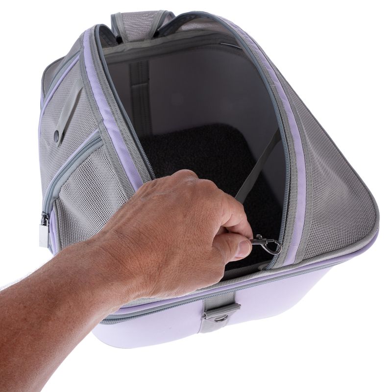 TIAKI Lavender Pet Carrier 46 x 36 x 35 cm (L x W x H)