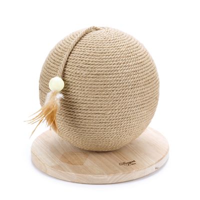 Designed by Lotte Balty M Wooden Scratching Ball 30 x 27cm (diameter x H)